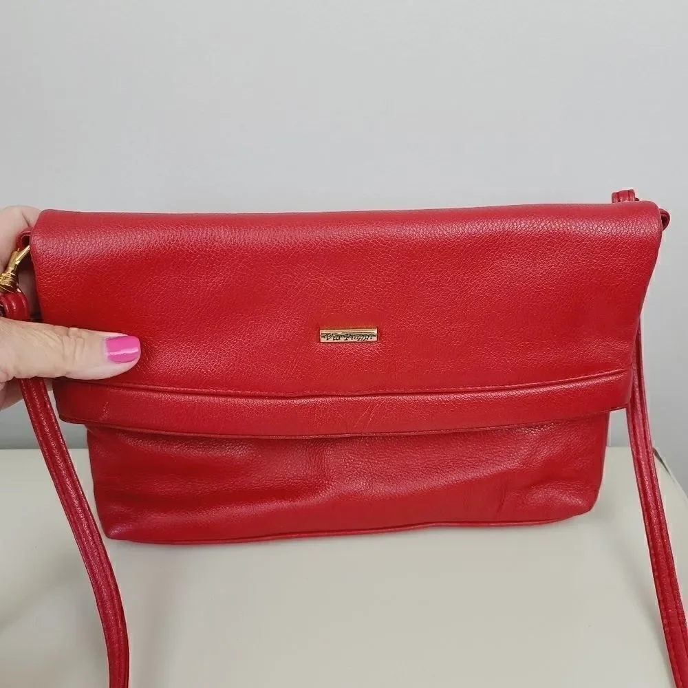 Via Piaggi Leather Purse